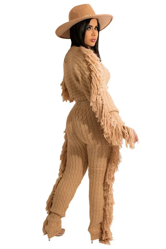 2PC SWEATER PANTS SET