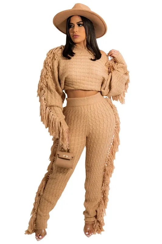 2PC SWEATER PANTS SET