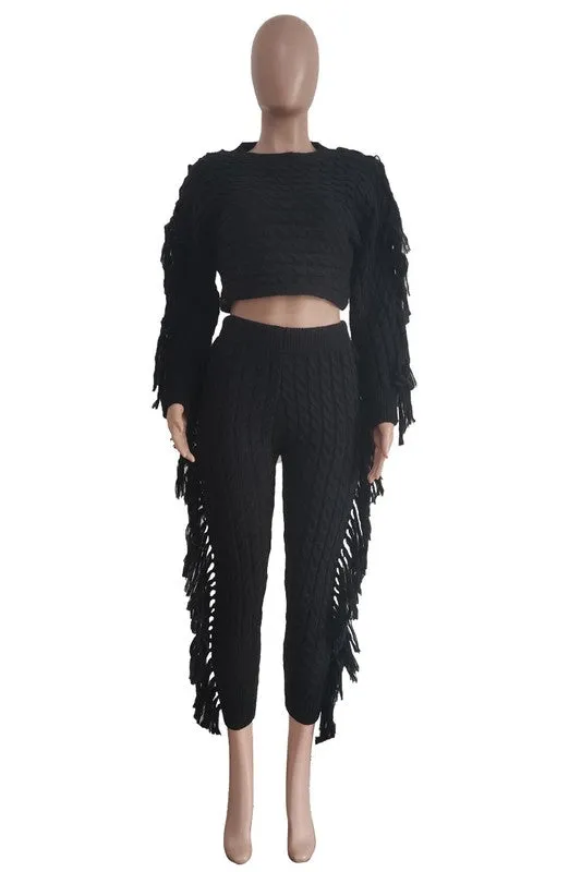 2PC SWEATER PANTS SET