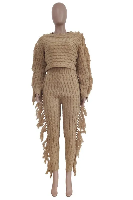 2PC SWEATER PANTS SET