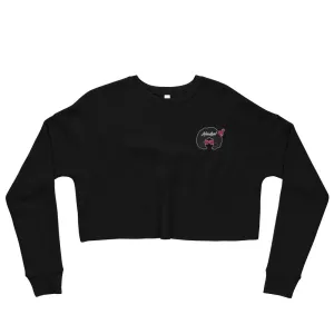 AfroGirl Pick Embroidered Crop Sweatshirt