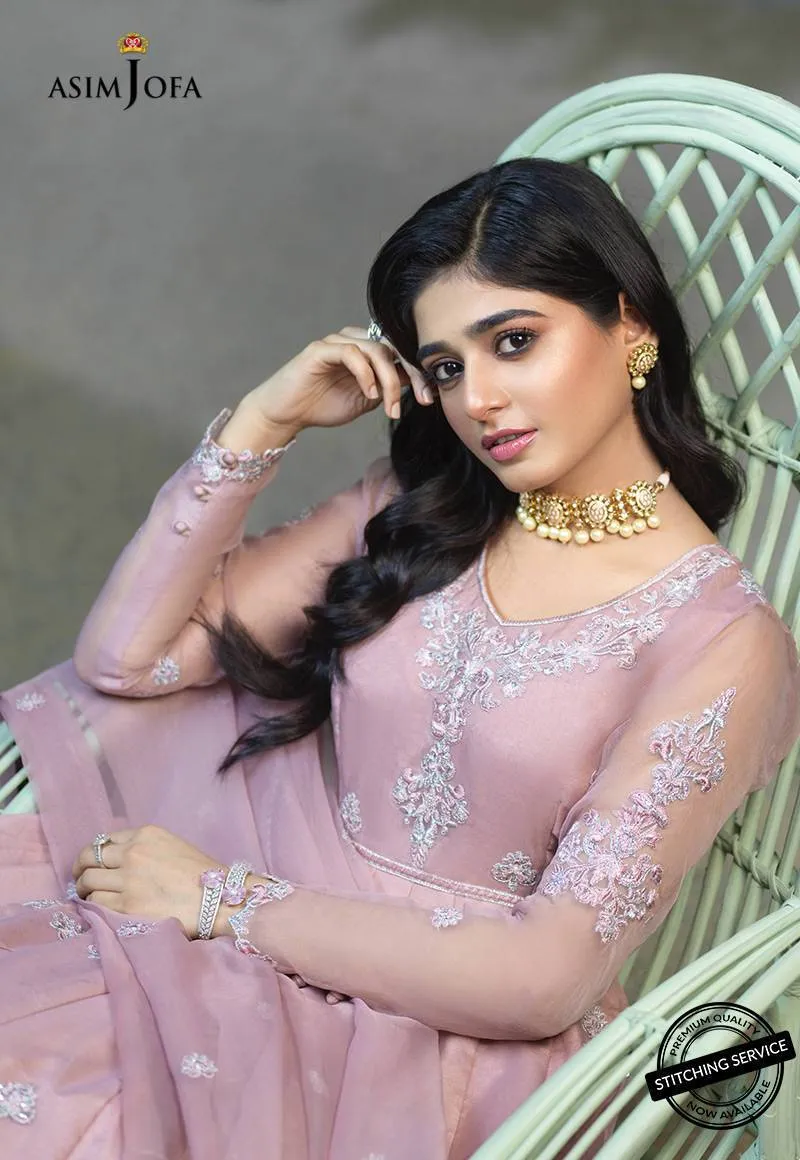 AJFC-54 | Asim Jofa Jashn Collection 2021 | Unstitched Organza Suit
