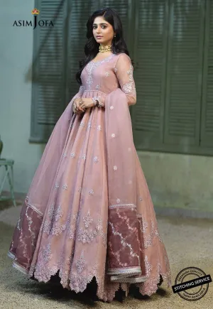 AJFC-54 | Asim Jofa Jashn Collection 2021 | Unstitched Organza Suit