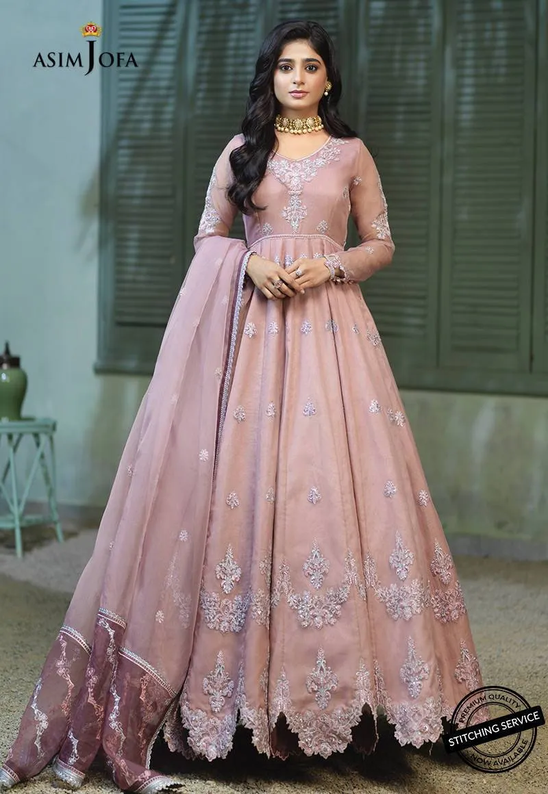 AJFC-54 | Asim Jofa Jashn Collection 2021 | Unstitched Organza Suit
