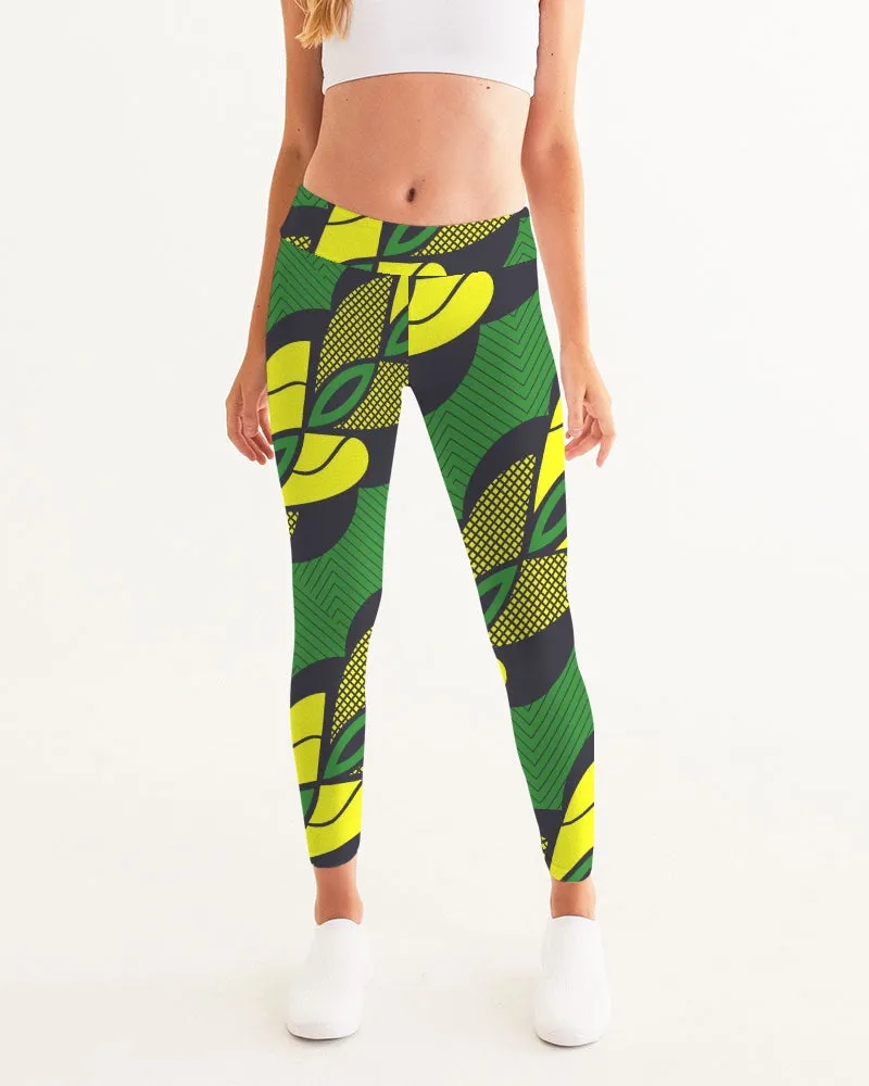Alake African Print Athleisure Yoga Leggings- Plus size available