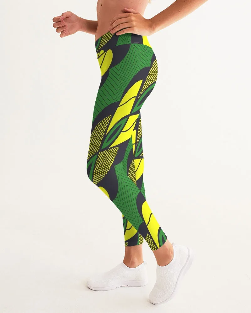 Alake African Print Athleisure Yoga Leggings- Plus size available
