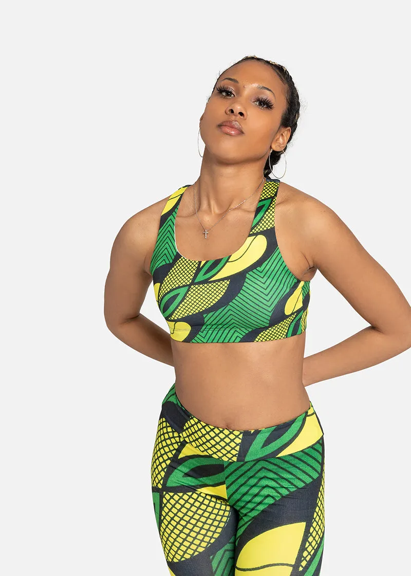 Alake African Print Athleisure Yoga Leggings- Plus size available