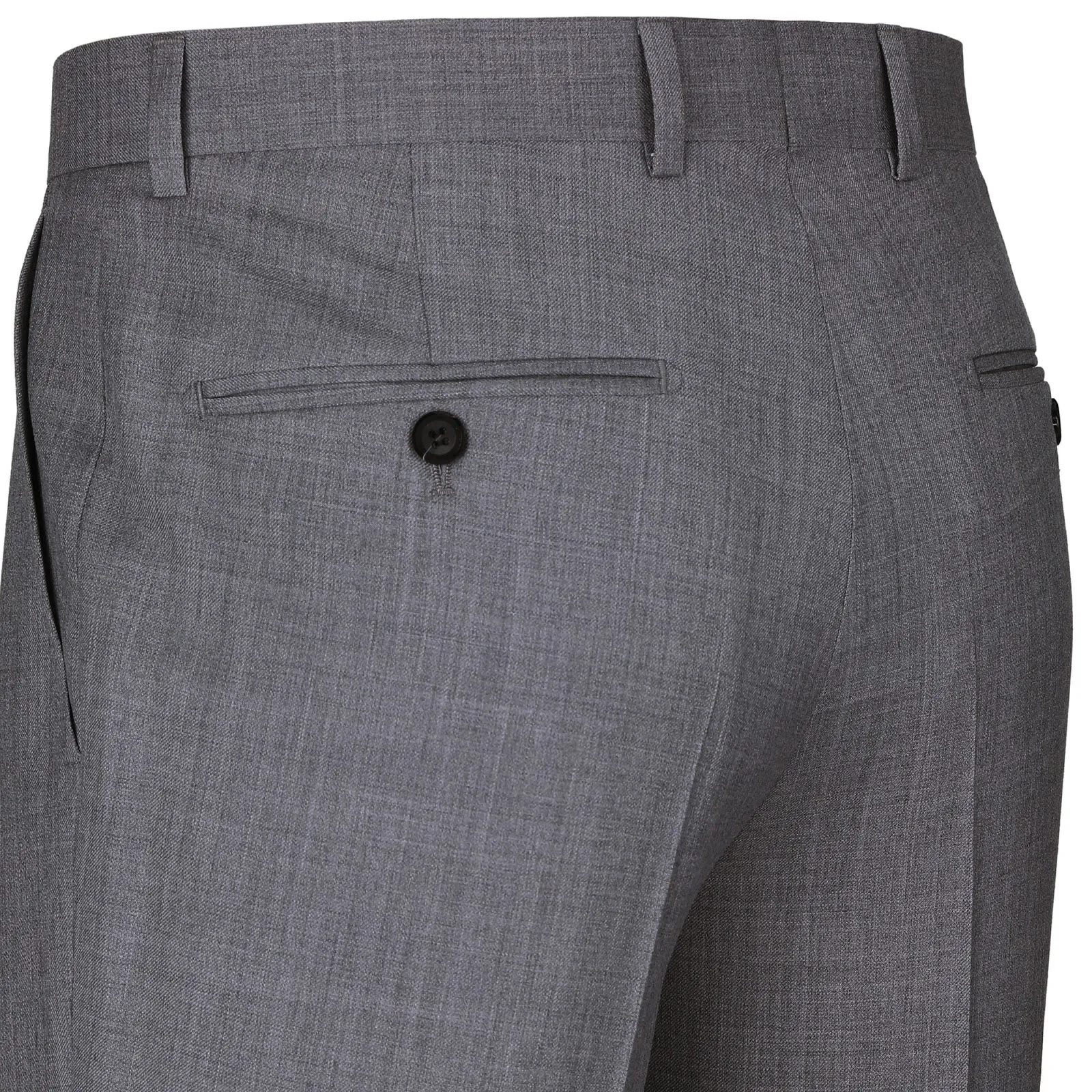 Alessandro Vitello by Renoir Dark Grey 2-Piece Classic Fit Notch Lapel Wool Suit 508-3
