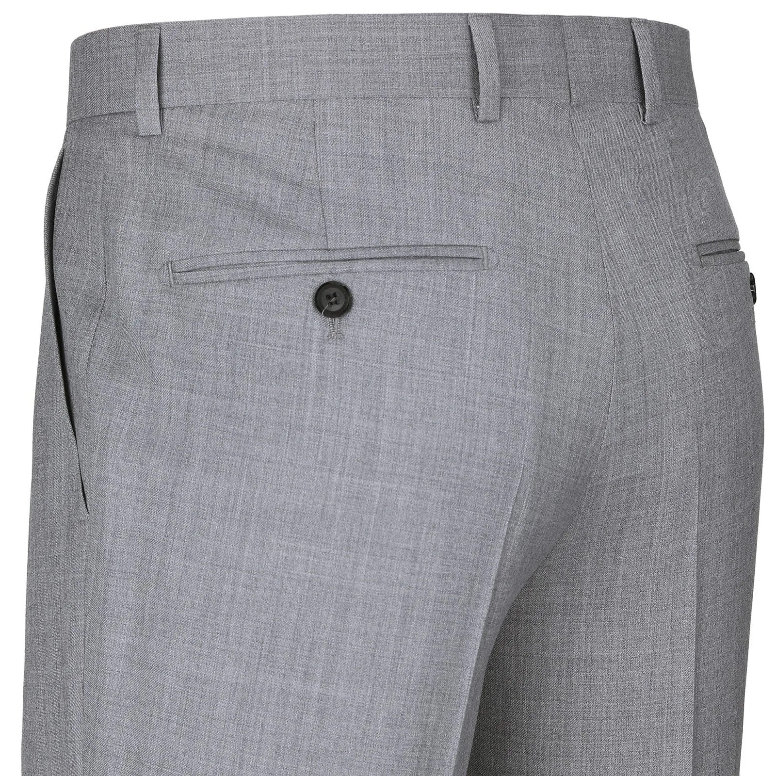 Alessandro Vitello by Renoir Grey 2-Piece Slim Fit Notch Lapel Wool Suit 508-5