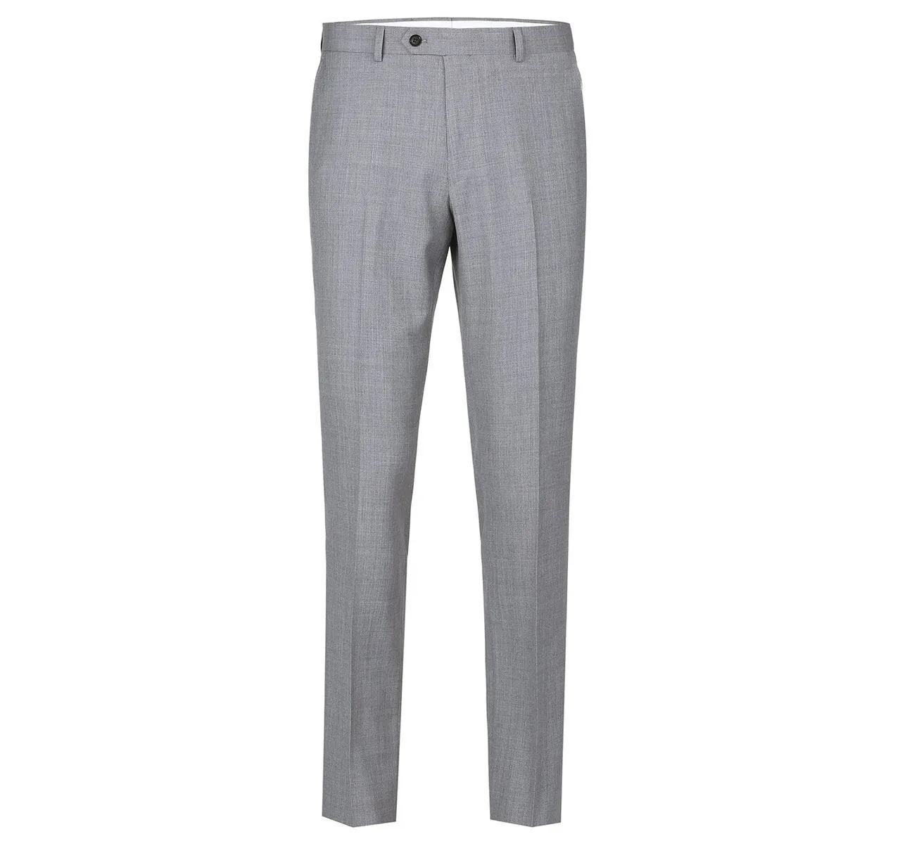 Alessandro Vitello by Renoir Grey Slim Fit Flat Front Wool Suit Pant 508-5