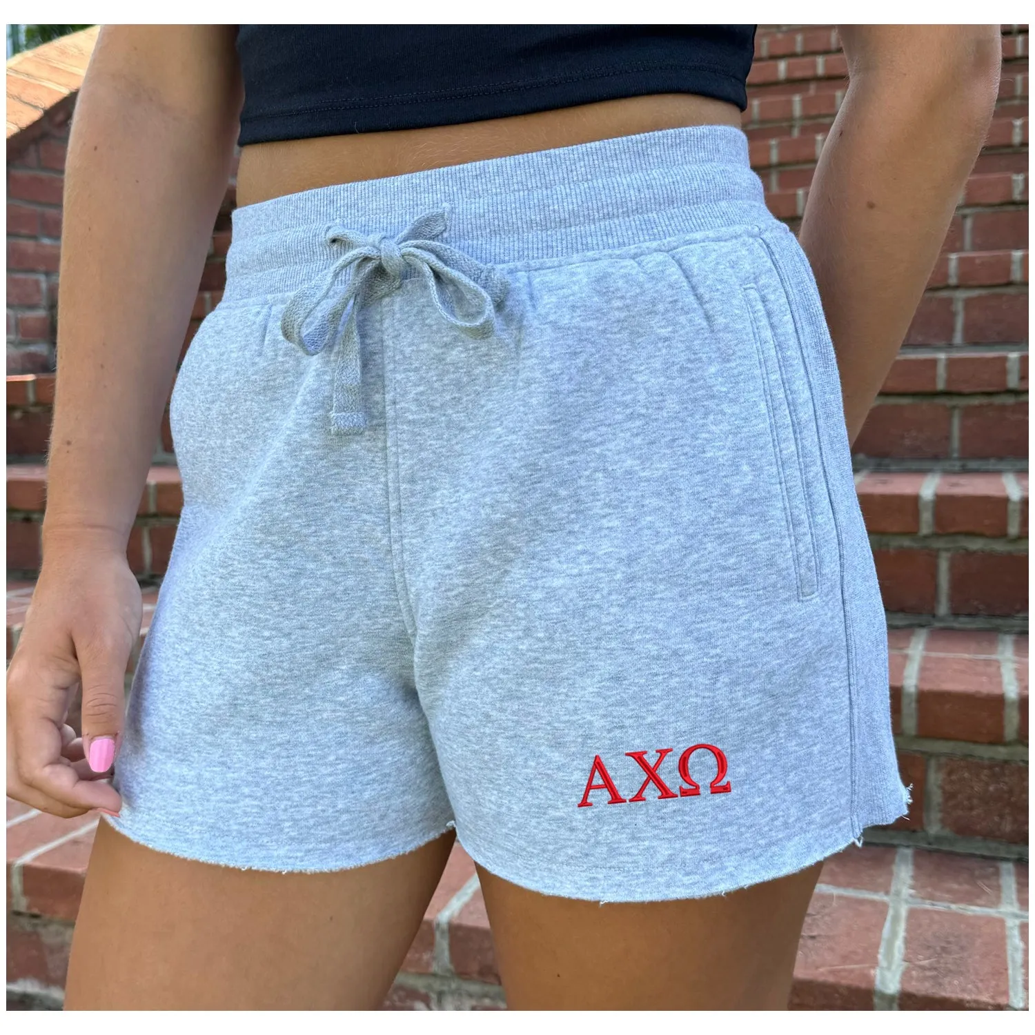 Alpha Chi Omega Fave Fit Hoodie & Shorts Set