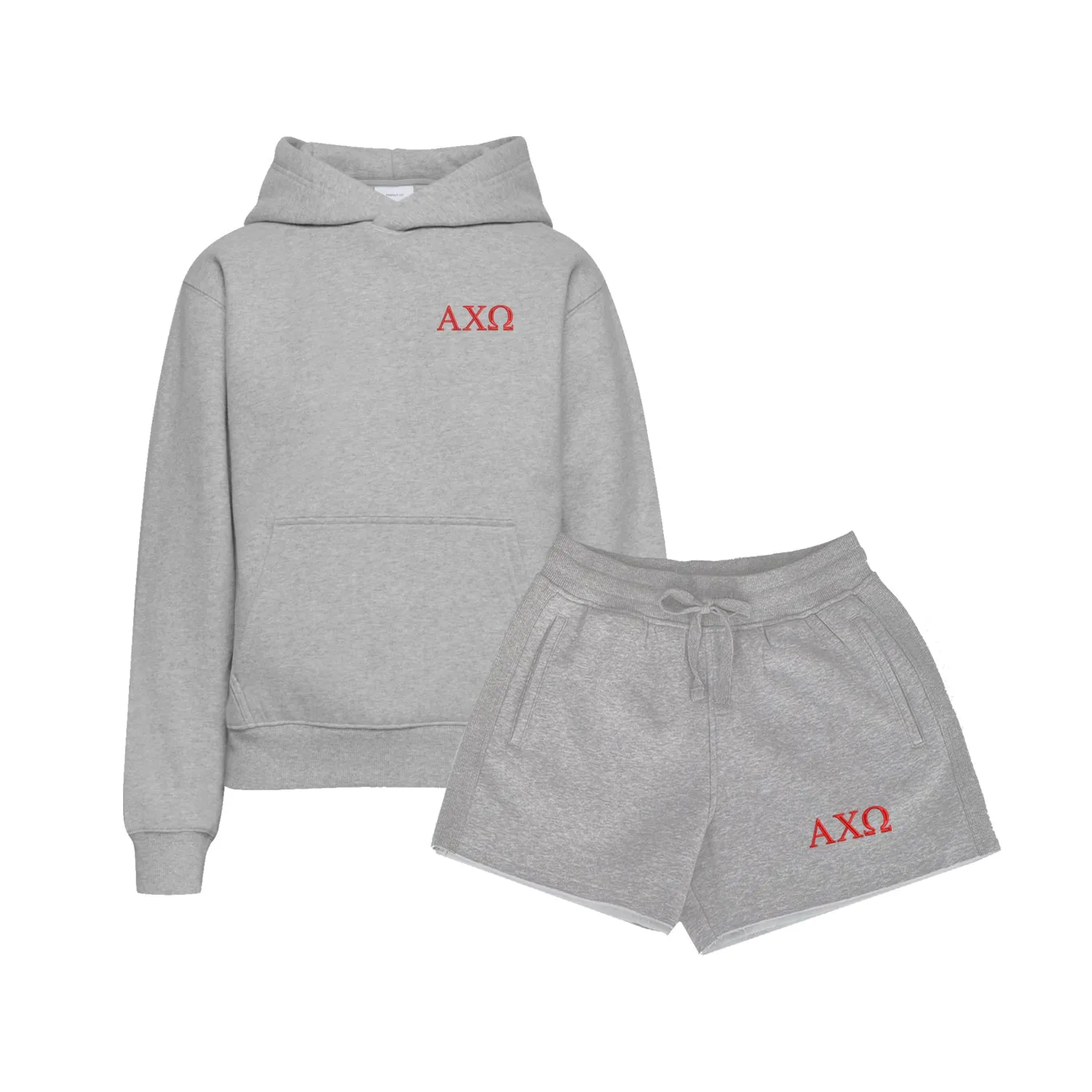 Alpha Chi Omega Fave Fit Hoodie & Shorts Set