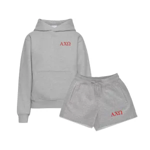 Alpha Chi Omega Fave Fit Hoodie & Shorts Set