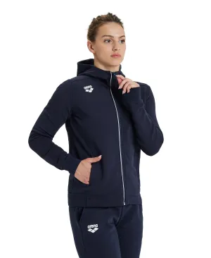 Arena Team Women's Hooded Panel Jacket - Navy