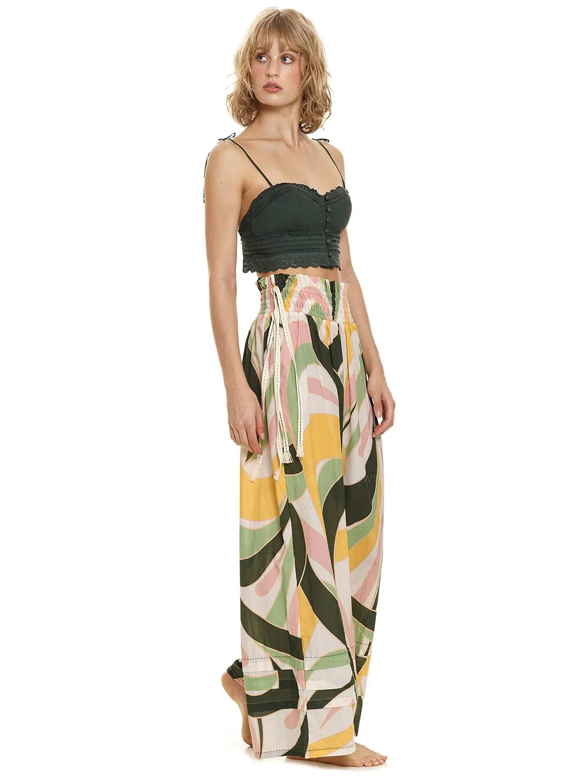 Ariel Crop-Tatum Pants ::RET
