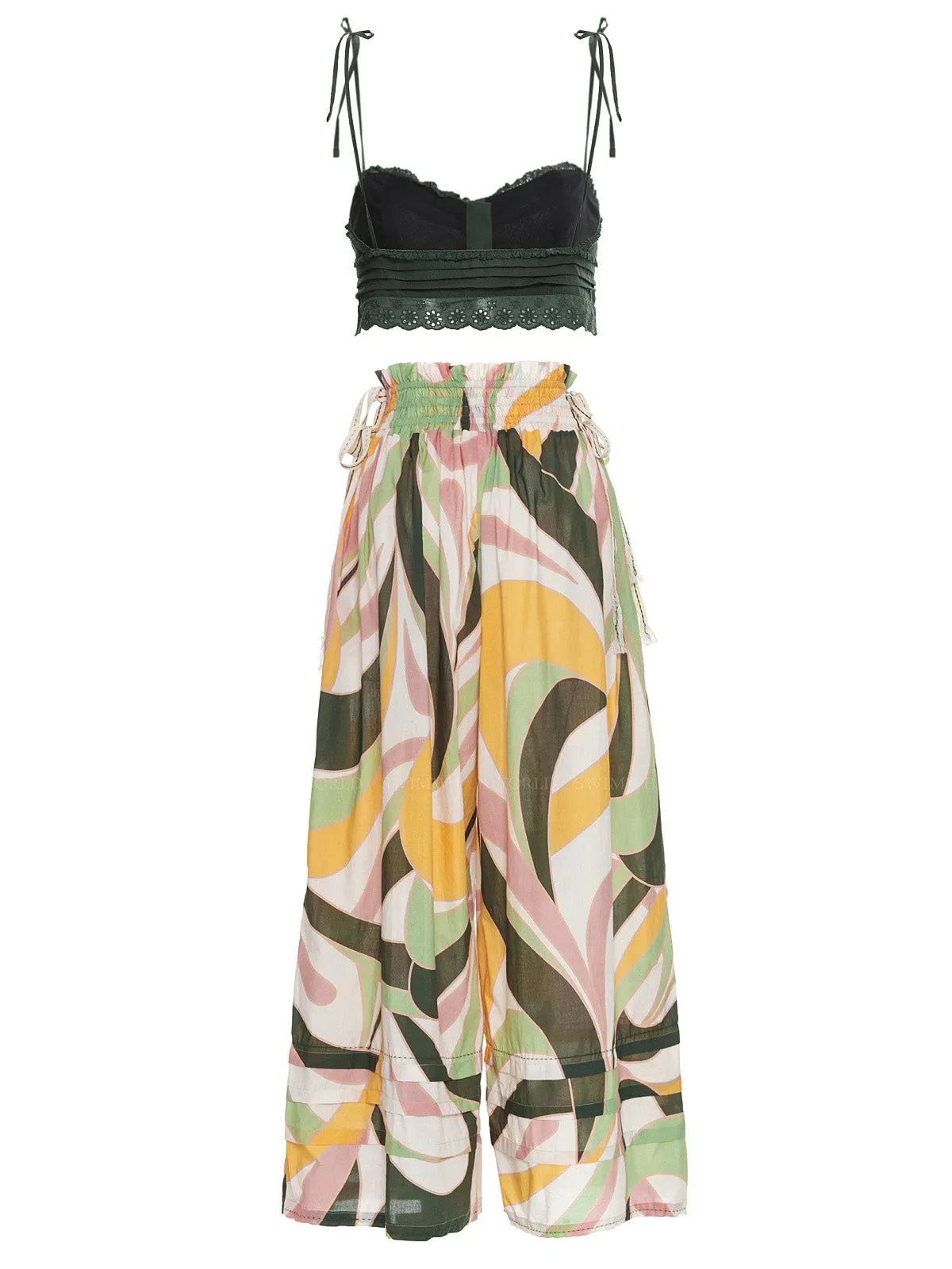 Ariel Crop-Tatum Pants ::RET