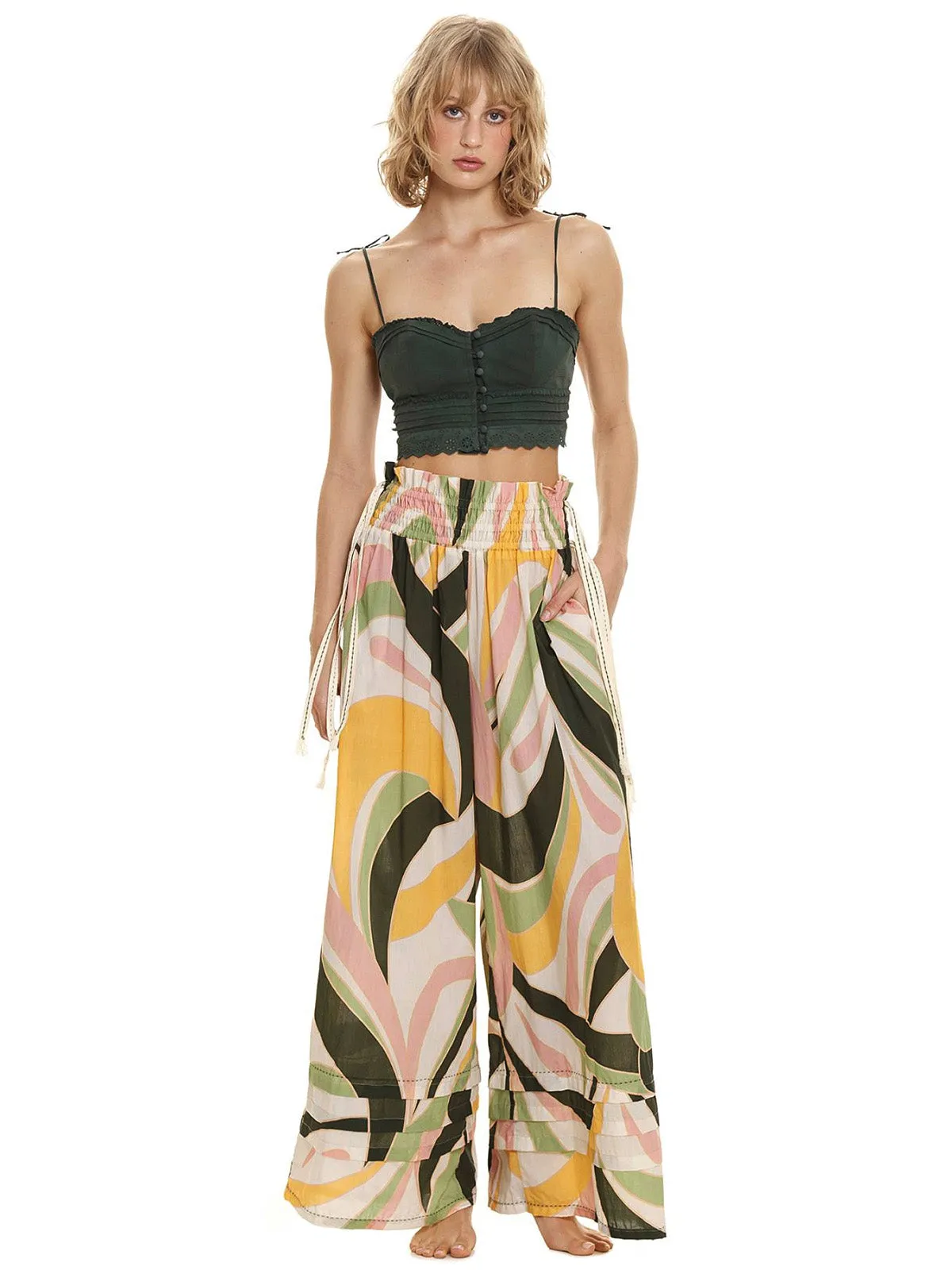 Ariel Crop-Tatum Pants ::RET