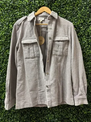 Ash Corduroy Button-Up