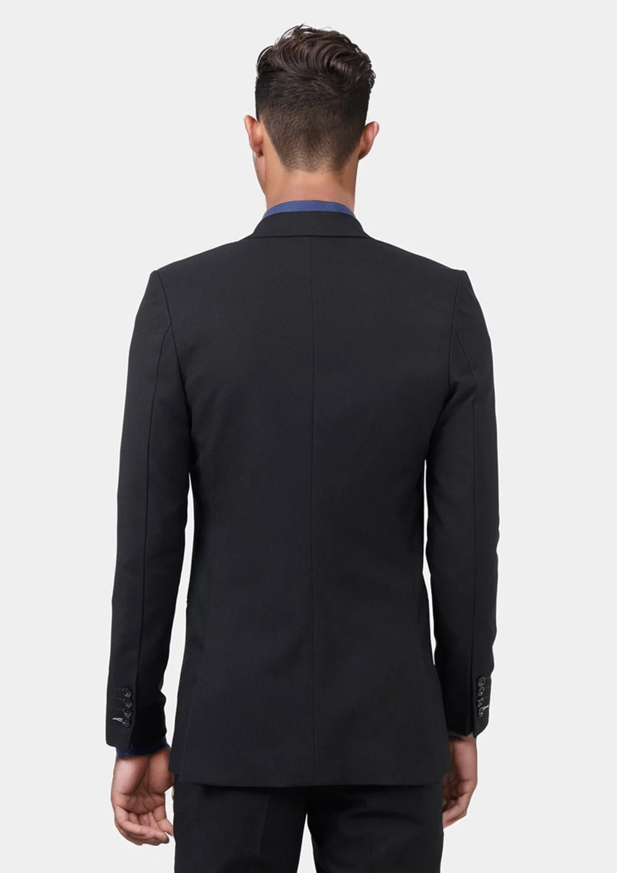 Astor Jet Black Twill Jacket