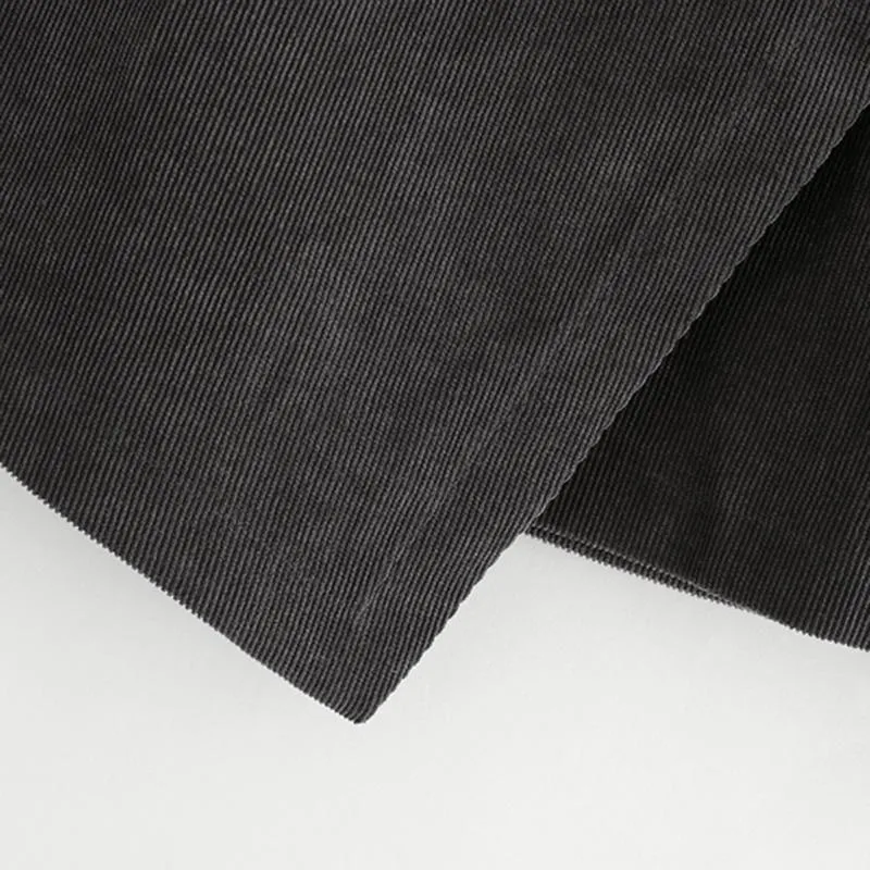 Asymmetric Corduroy Skirt