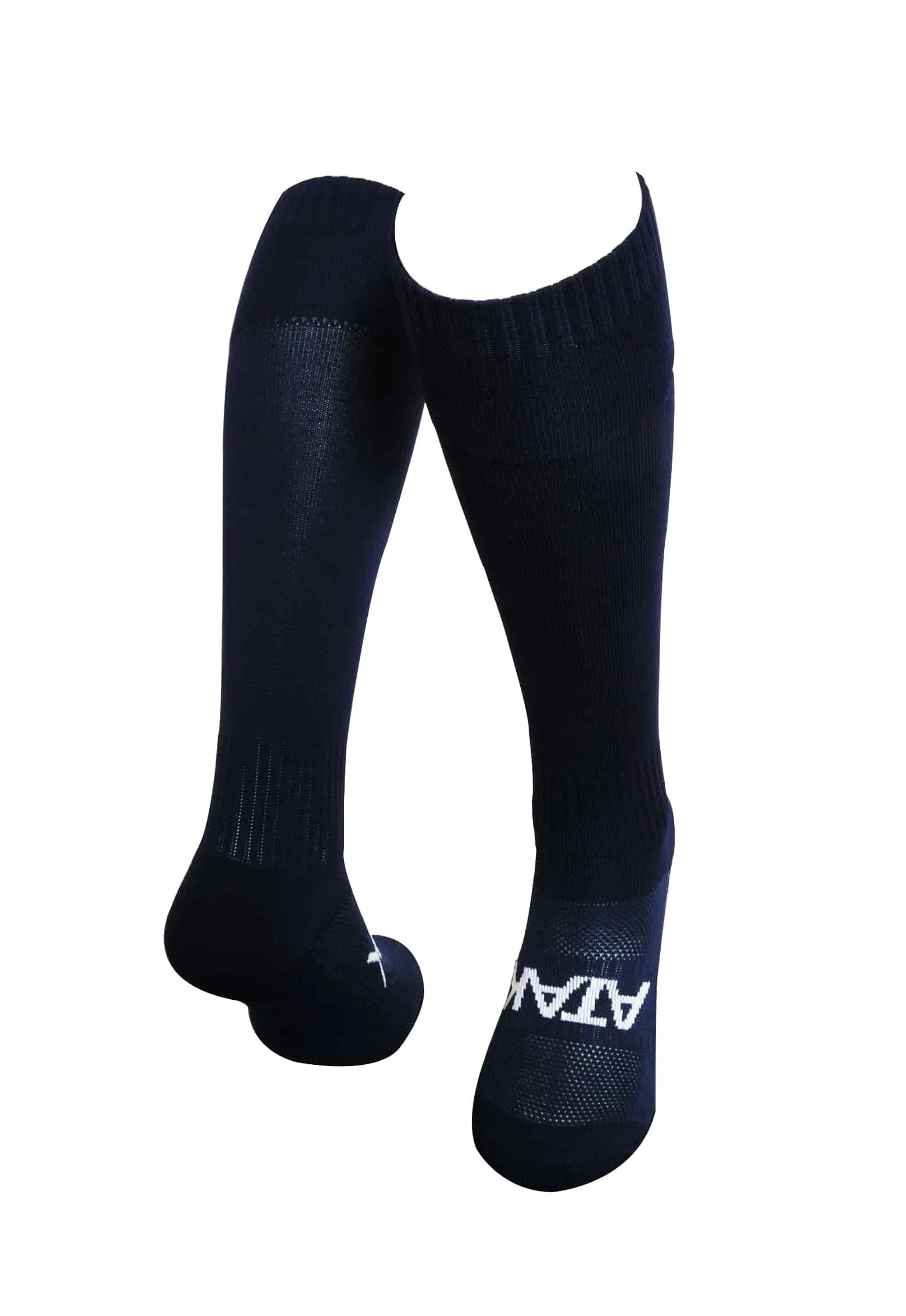 Atak Plain Navy Adults Socks