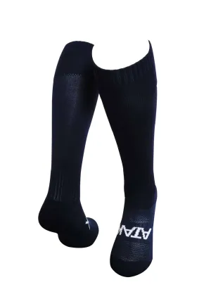 Atak Plain Navy Adults Socks