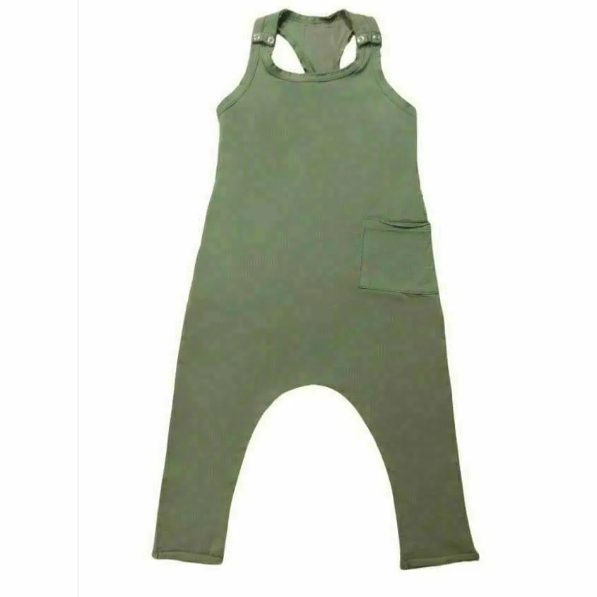 Baby Romper Olive