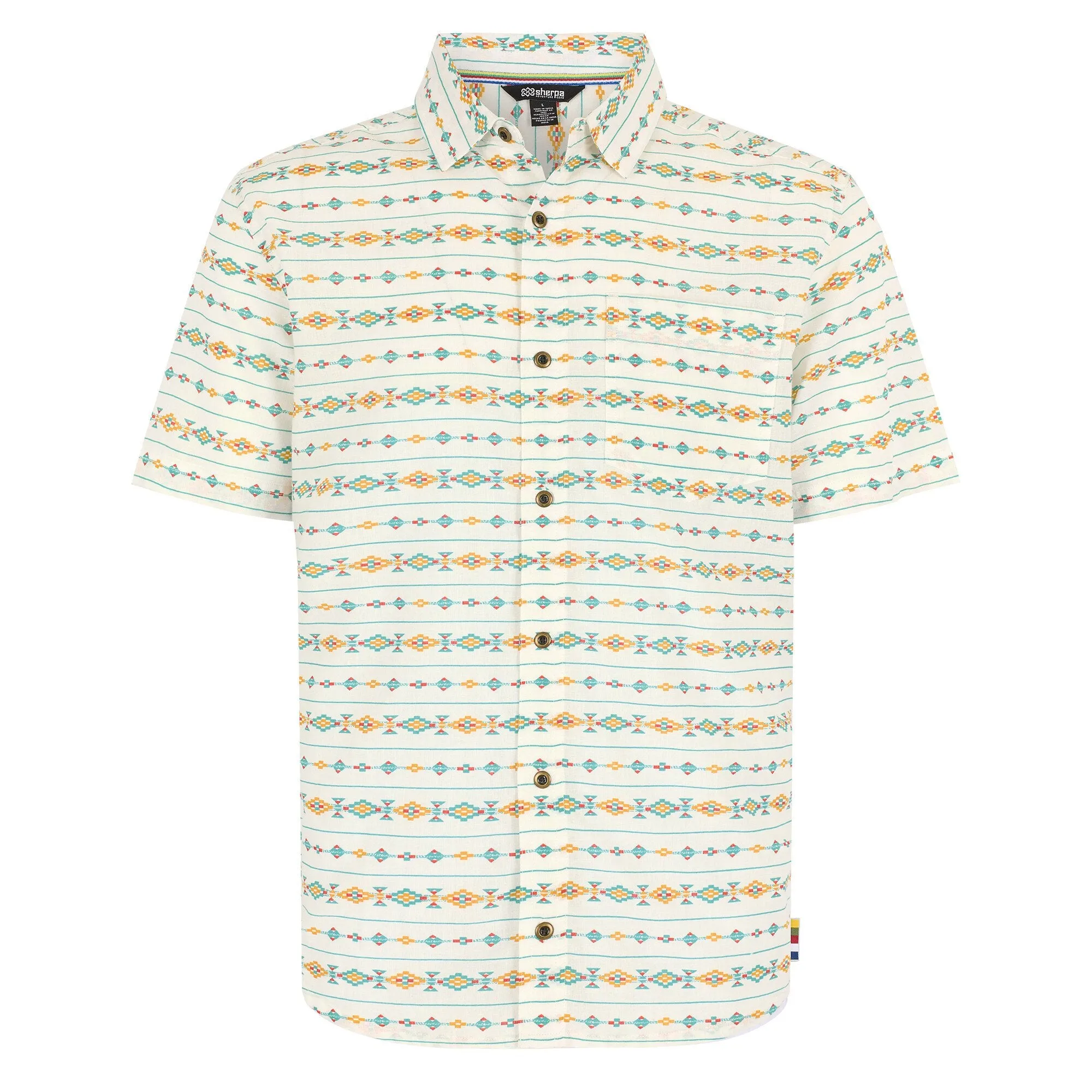 Bagmati Stripe Short Sleeve Shirt - Peetho