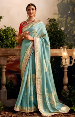 Banaras Munga silk saree