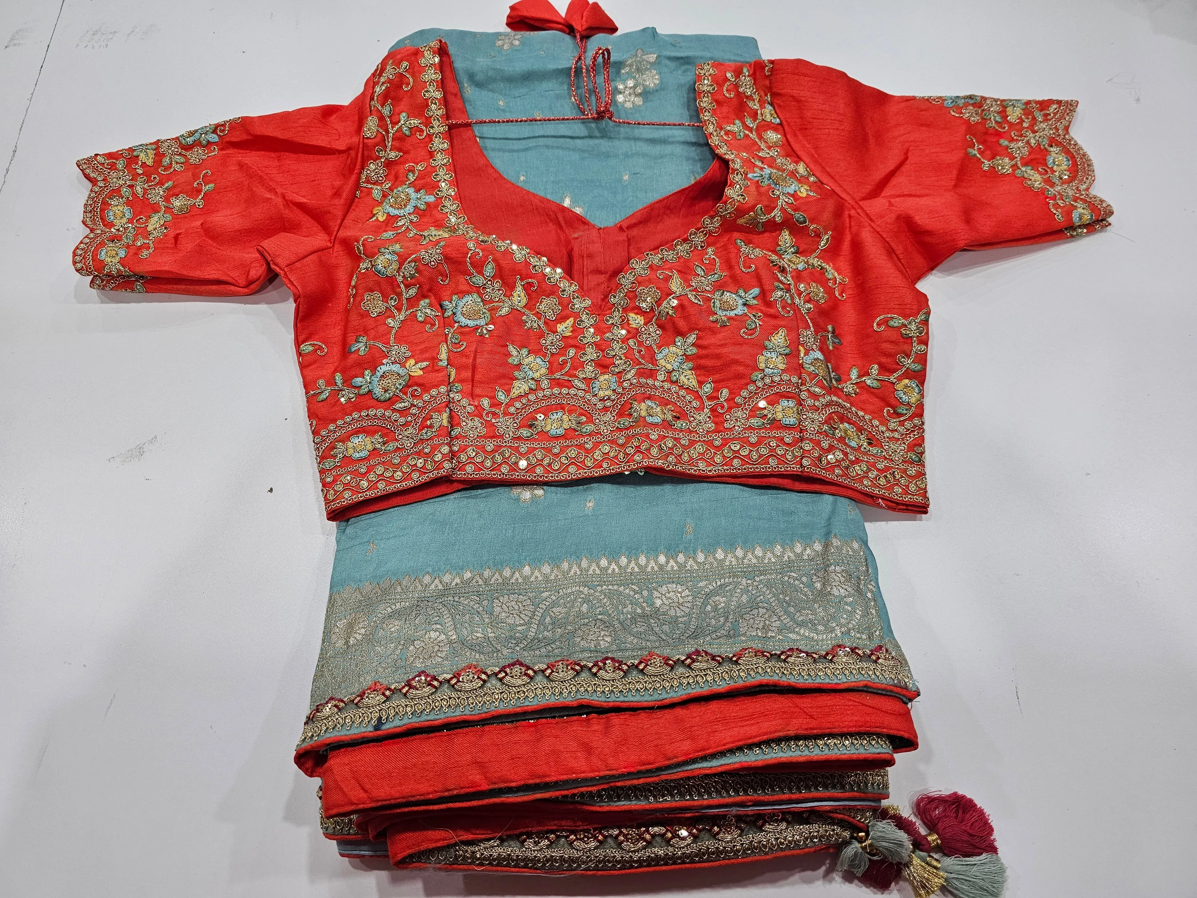 Banaras Munga silk saree
