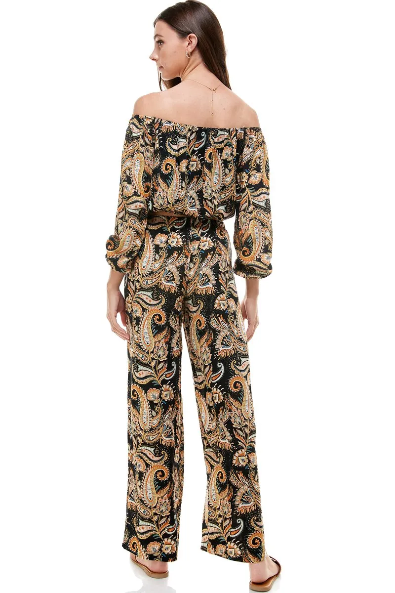 Beautiful Fashion Paisley Palazzo Pants