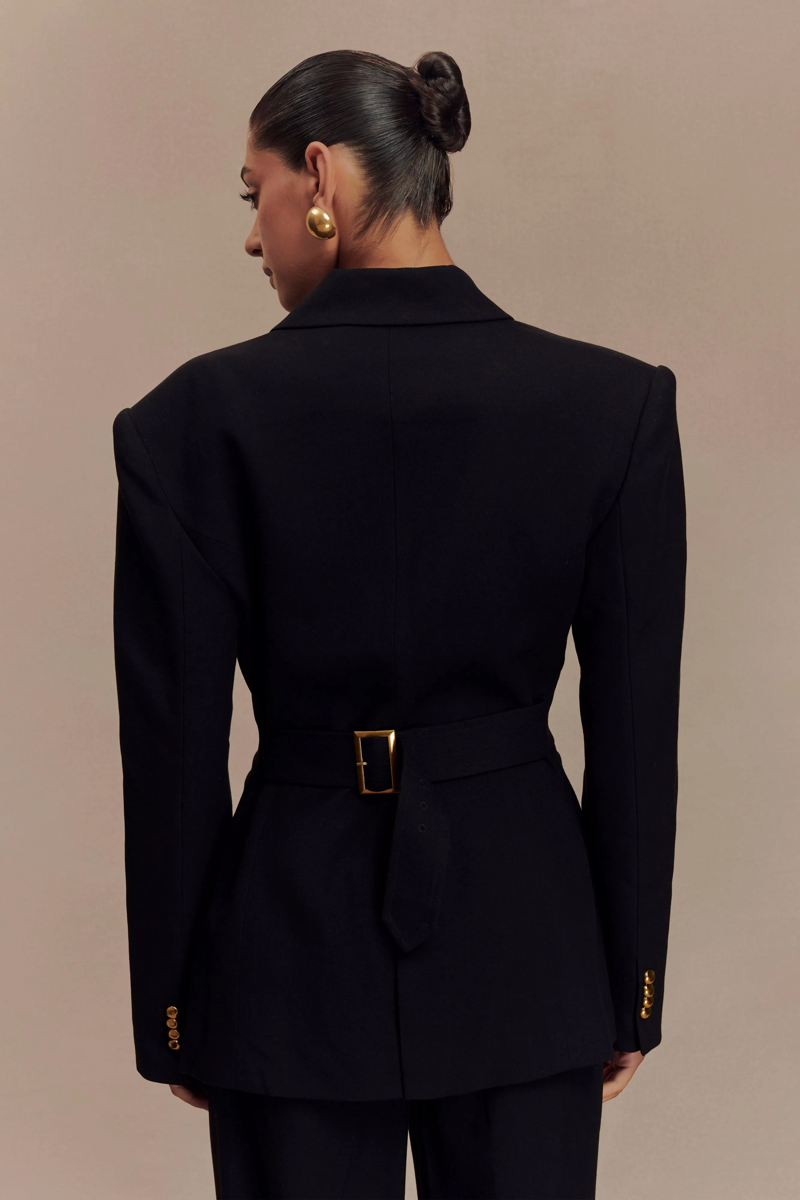 Bellamy Cinched Blazer - Black
