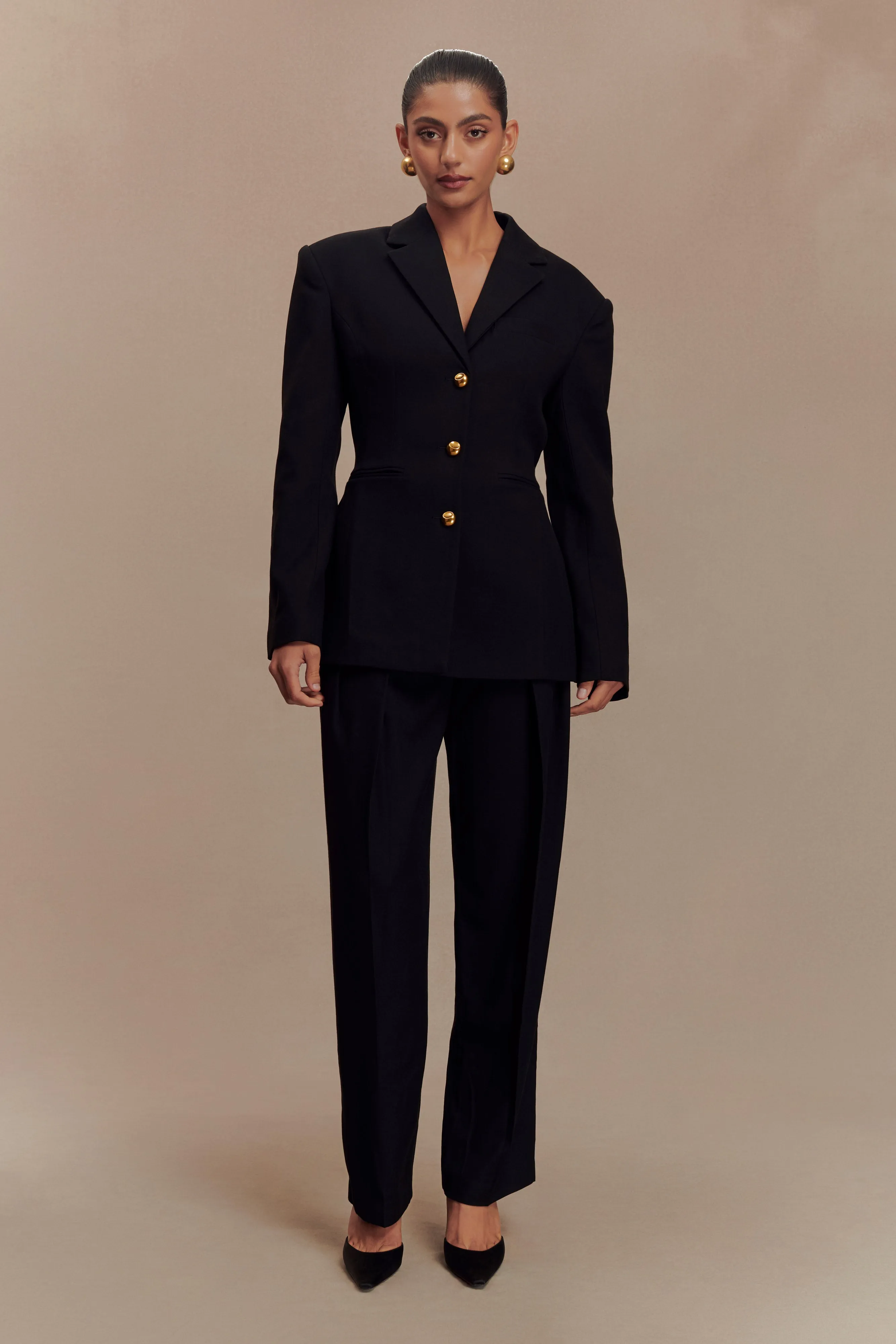 Bellamy Cinched Blazer - Black