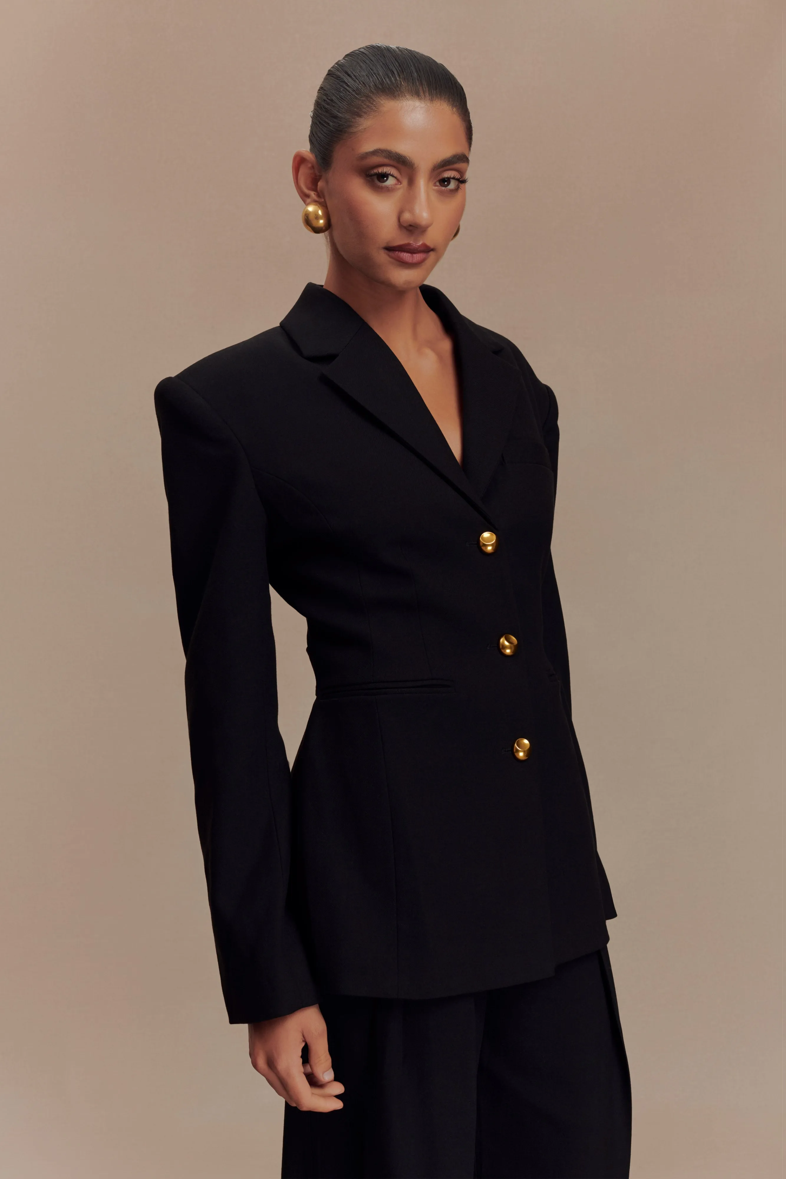 Bellamy Cinched Blazer - Black