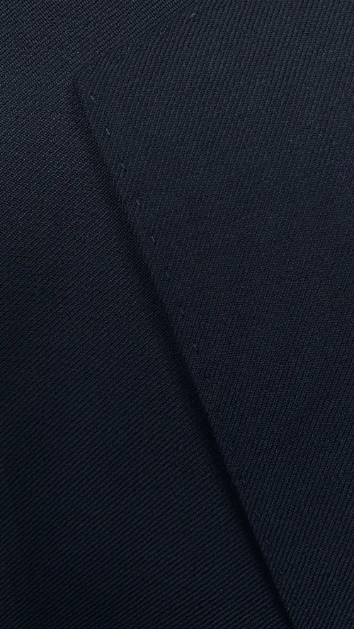 Bevagna Collection - Navy 100% Virgin Wool Regular Fit Pick Stitched 2 Piece Suit