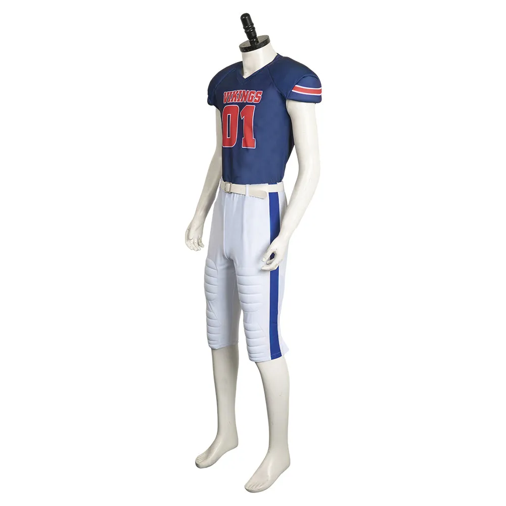 Bottoms 2023 Movie Jeff  Rugby Sports Kit Cosplay Costume Outfits Halloween Carnival Suit