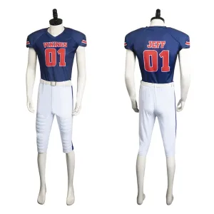 Bottoms 2023 Movie Jeff  Rugby Sports Kit Cosplay Costume Outfits Halloween Carnival Suit