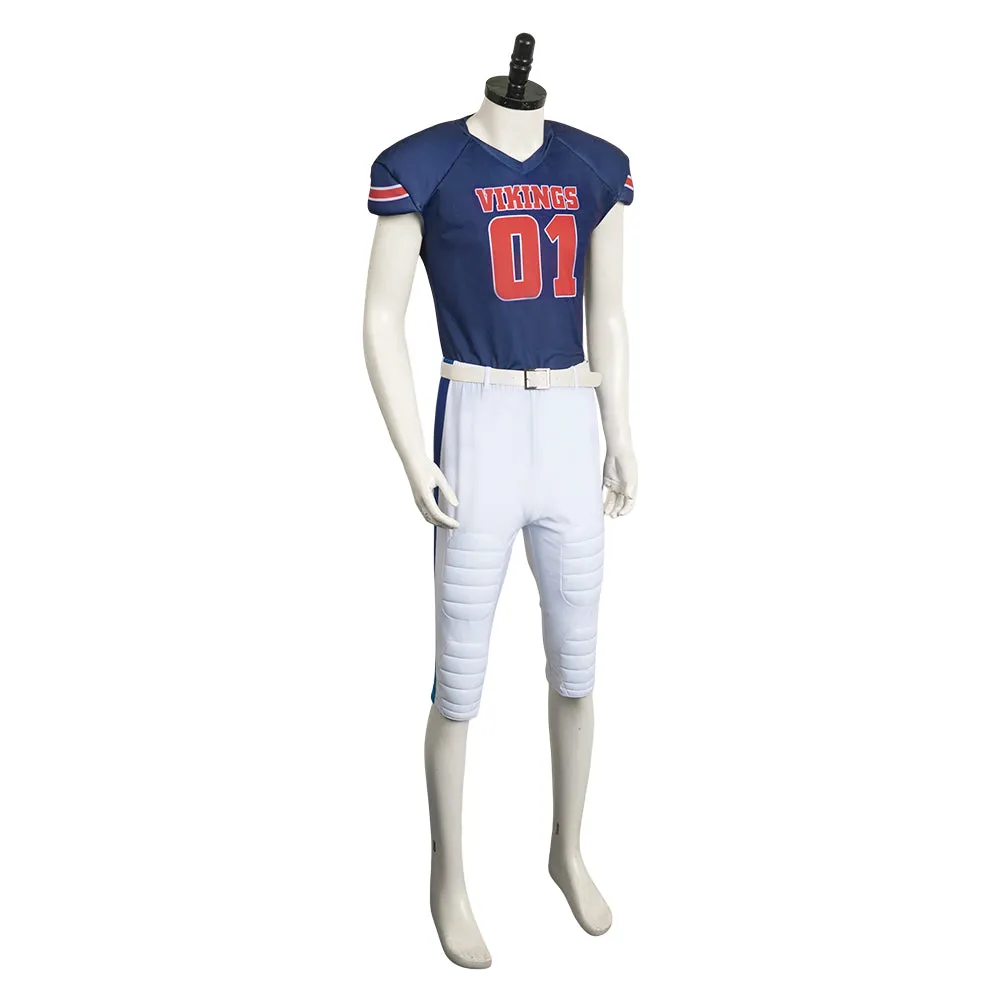 Bottoms 2023 Movie Jeff  Rugby Sports Kit Cosplay Costume Outfits Halloween Carnival Suit