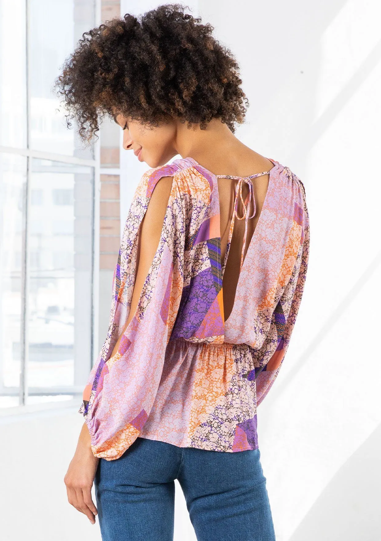 Calypso Split Sleeve Top