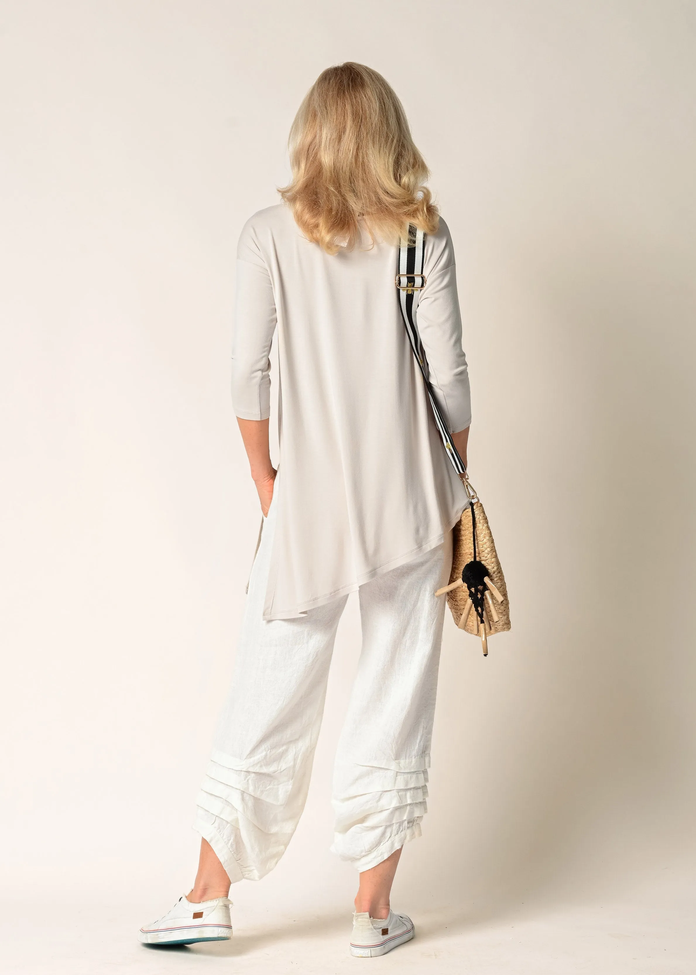Cami Linen Pant in Cream