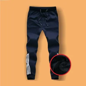 Cargo Men's Super Winter Warm Pants Outside Fleece Joggers Thicken Sweatpants Heavy weight Zipper Trousers Windbreaker Men Loose