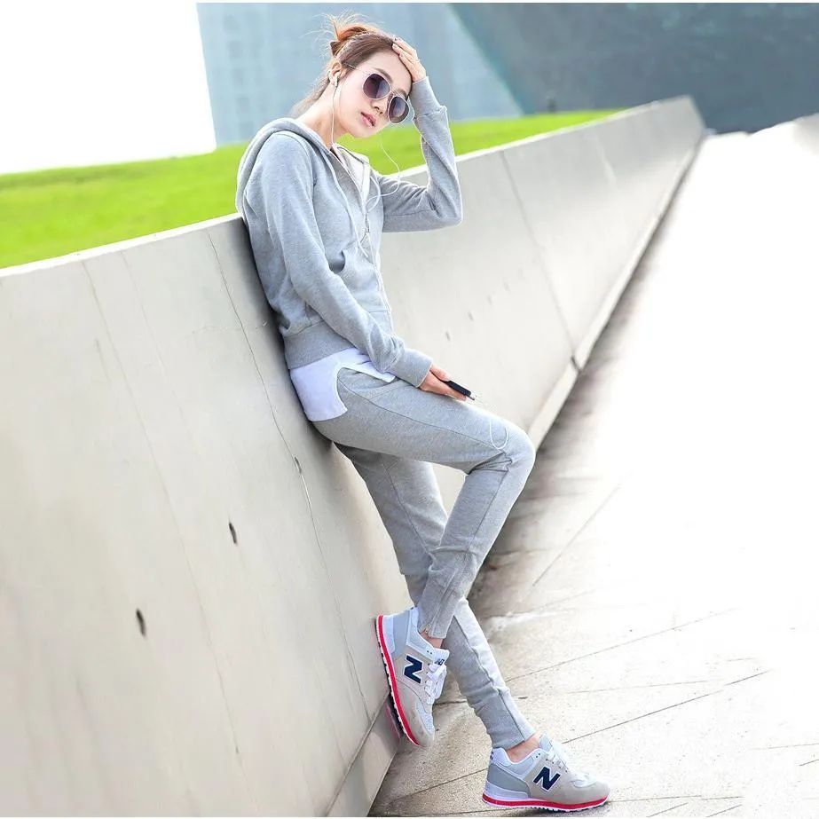 Casual Hoodie   White T-Shirt   Pants (3 Piece Set)