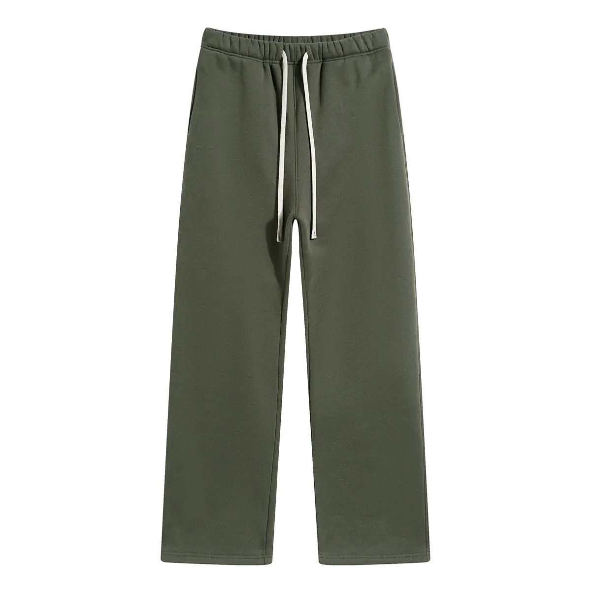 Casual Loose Fit Drawstring Trousers