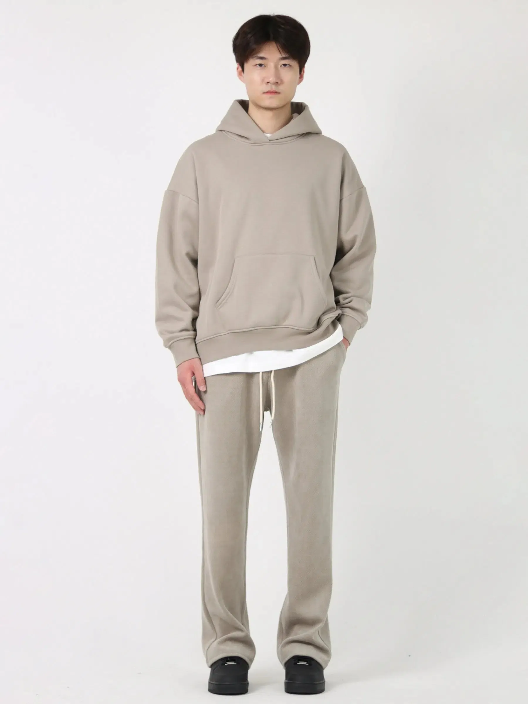 Casual Straight-Leg Drawstring Pants