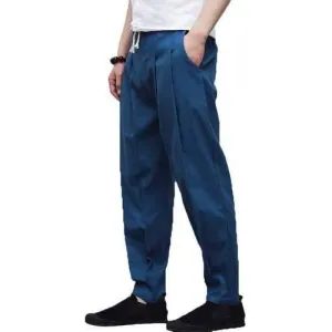 Chinese Style Cotton Linen Harem Pants