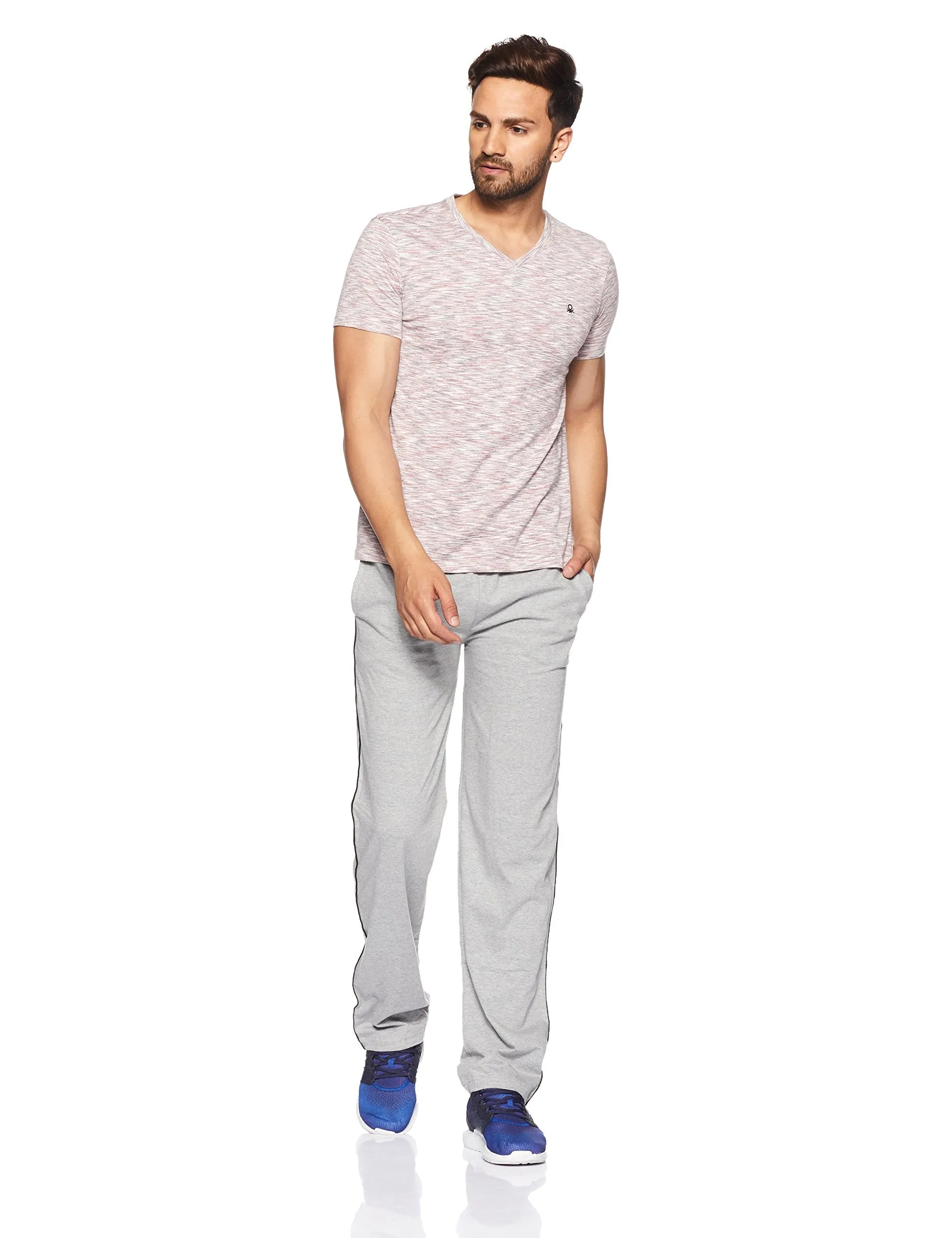 Chromozome Men's Cotton Track Pants (8902733353984_S4801_Grey_XL)