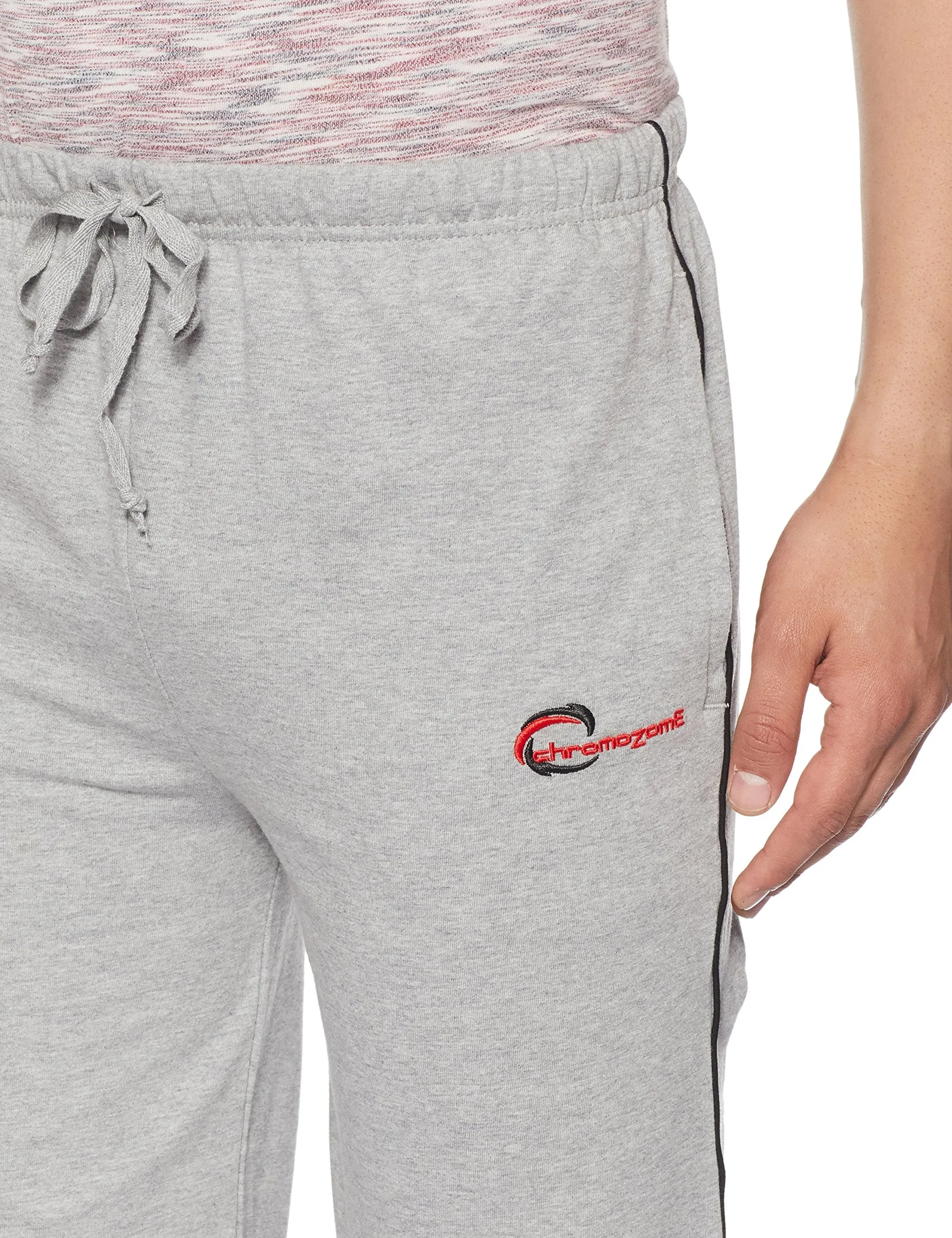 Chromozome Men's Cotton Track Pants (8902733353984_S4801_Grey_XL)