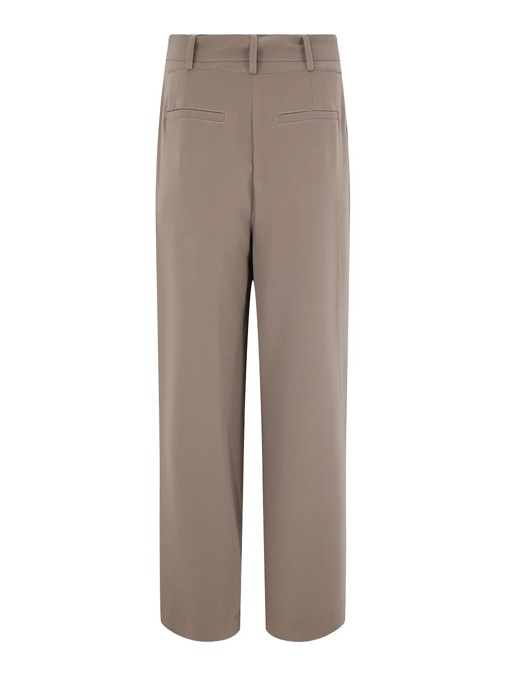 Cinq à Sept Belted Genna Pant in Taupe
