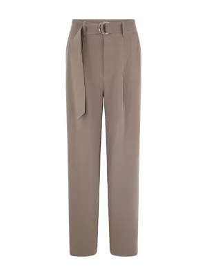 Cinq à Sept Belted Genna Pant in Taupe
