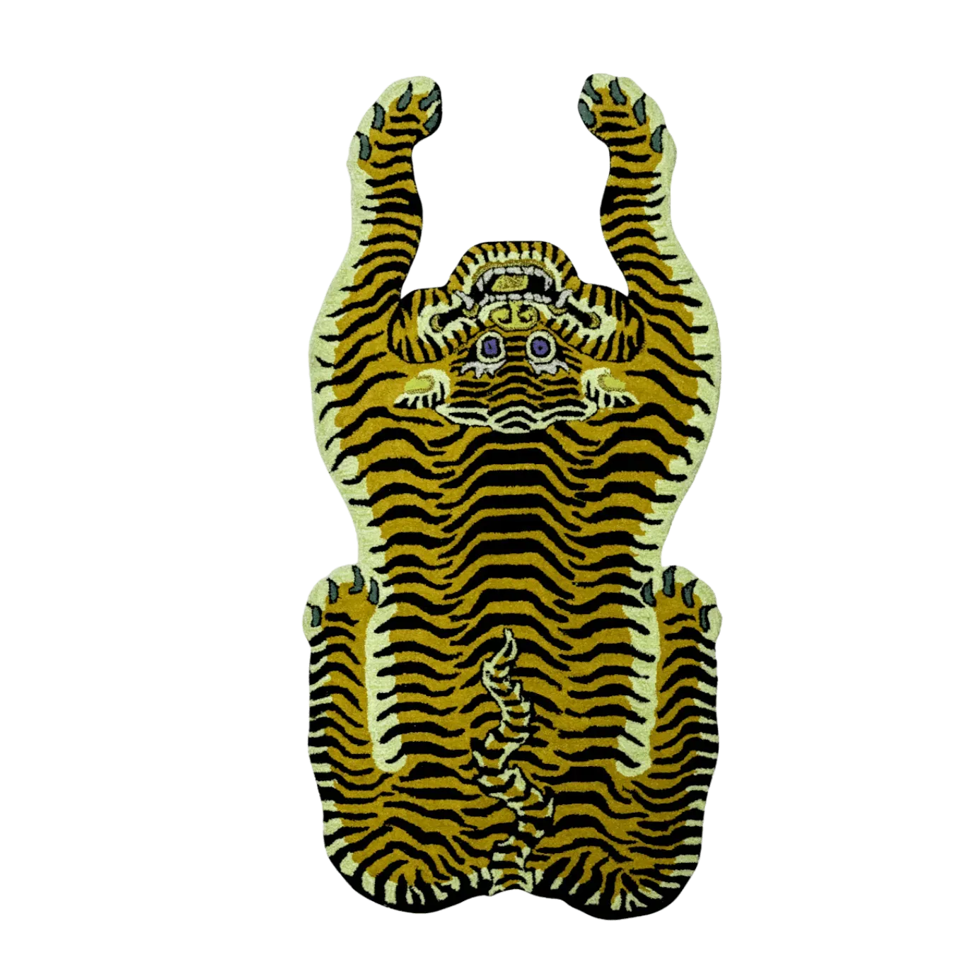 Classic Tiger Yogi Accent Wool Rug